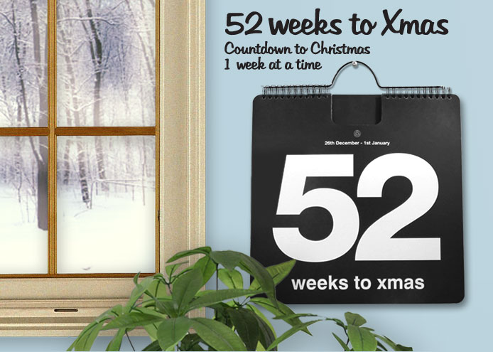 52 Weeks to Xmas, Countdown to Christmas, 1 week at a time