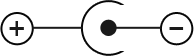 Cardboard Radio Polarity Icon