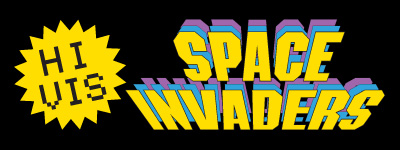 Hi Vis Space Invaders