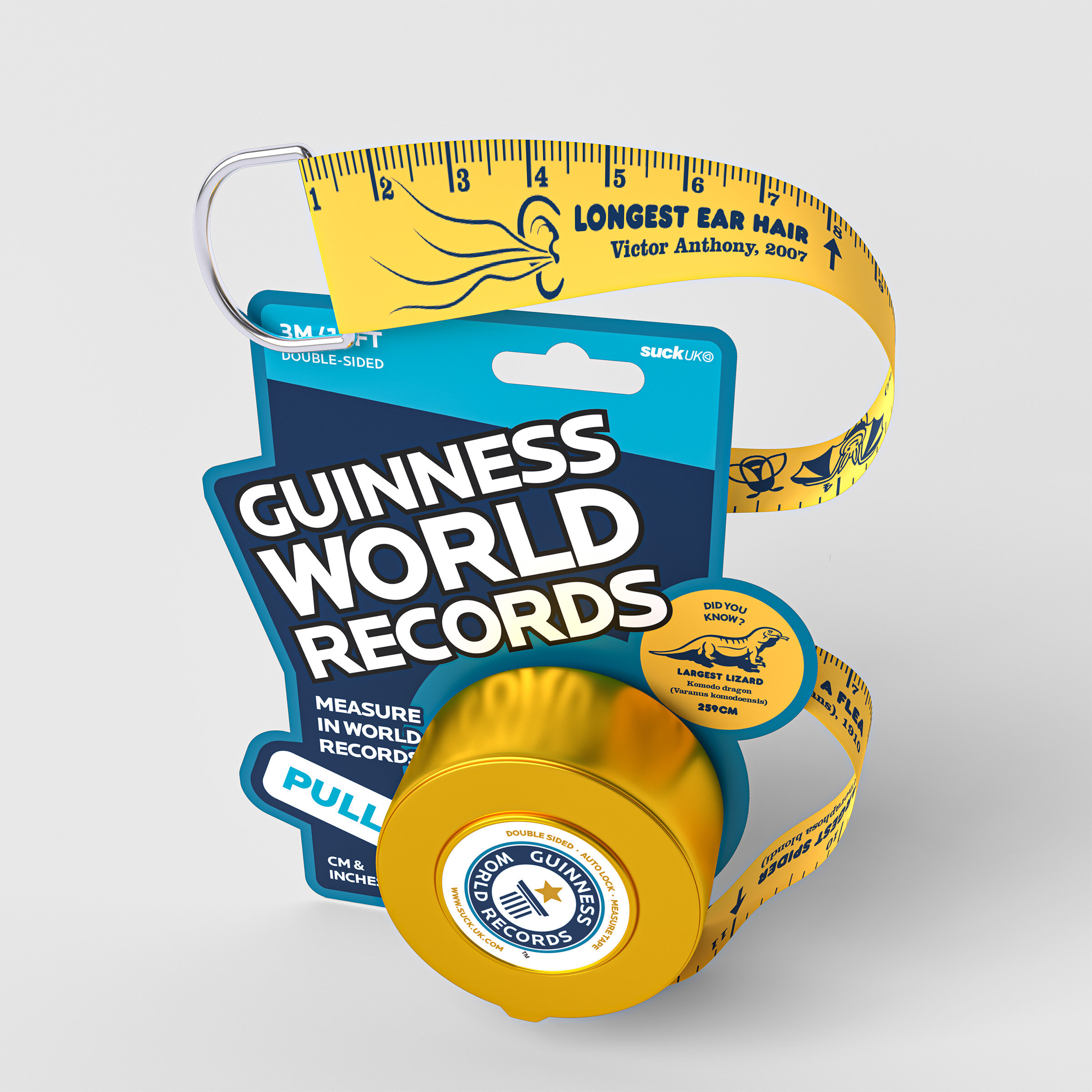 AMAZING Guiness World Records Tape Measure