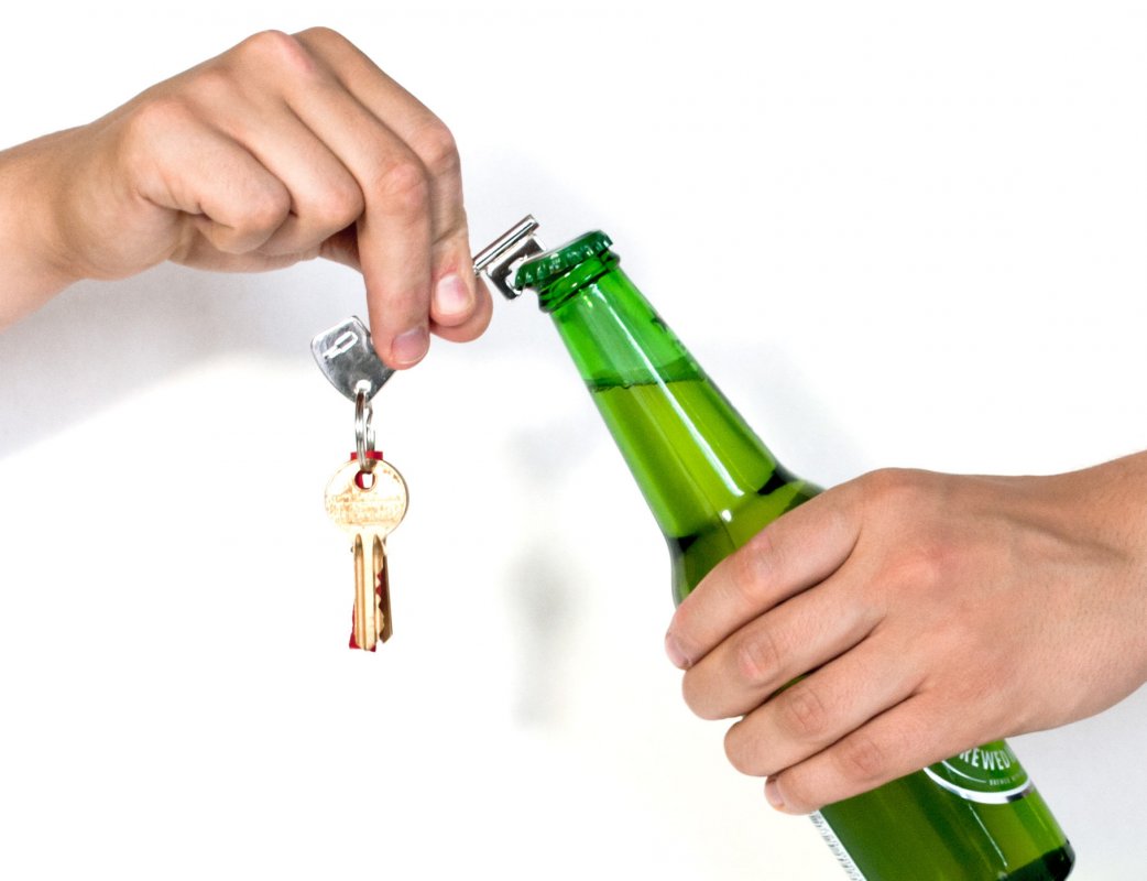 Key Bottle Opener Looks like a regular key Opens bottles.