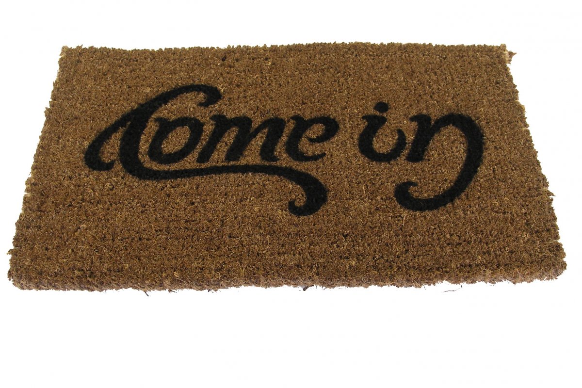welcome mat doormat come in go away quot ambigram quot welcome mat doormat come in go away quot ambigram quot