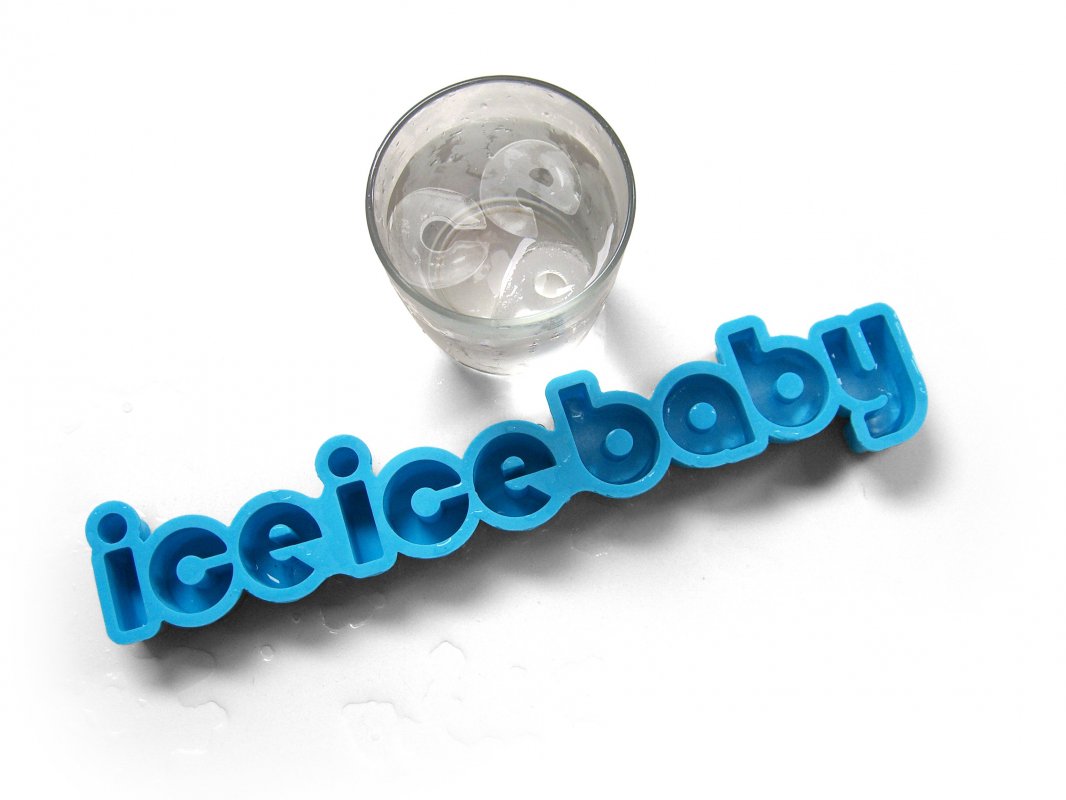 Ice Ice Baby Ice cubes by Davide Bowie & Vanilla Ice.