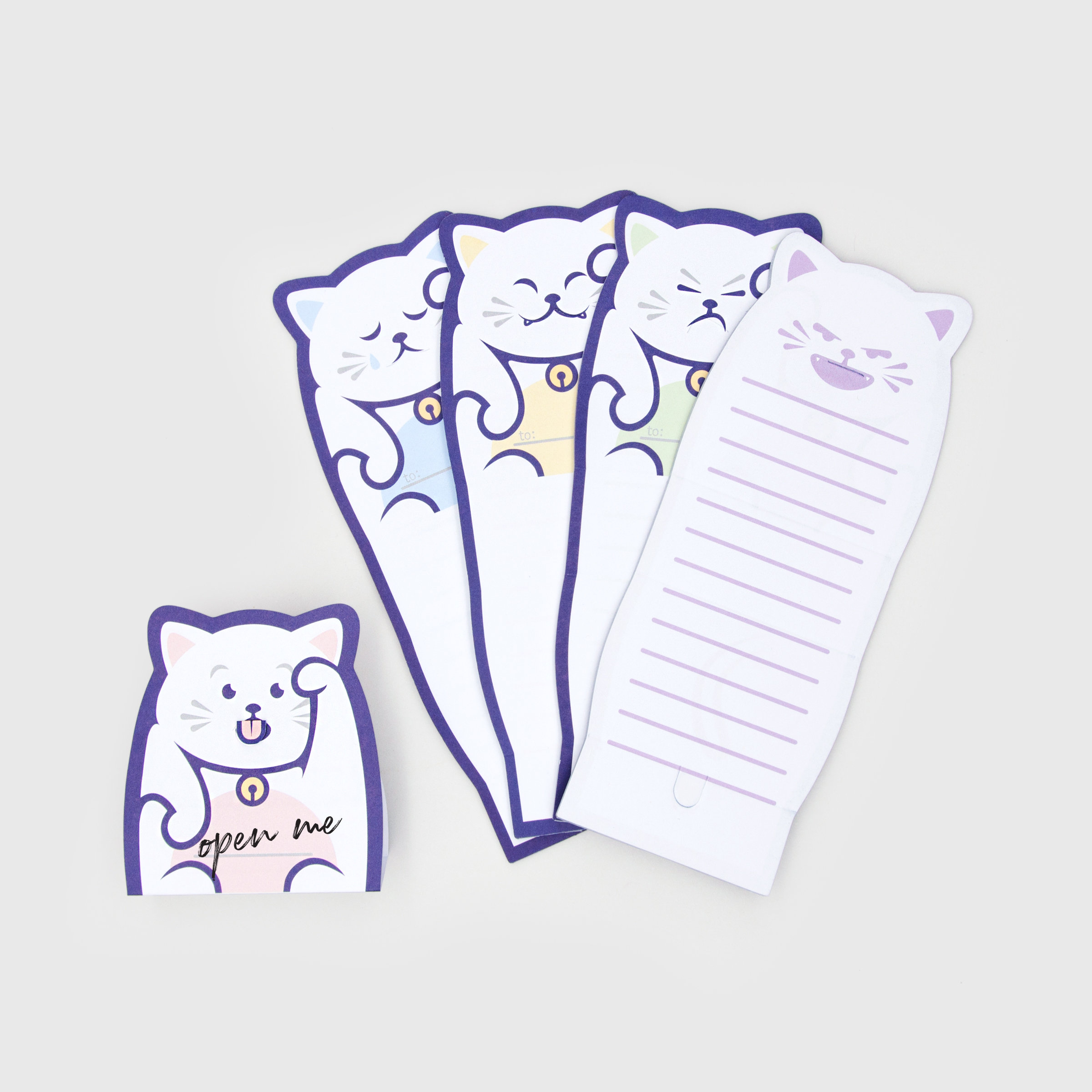 Lucky Cat Note Paper 
