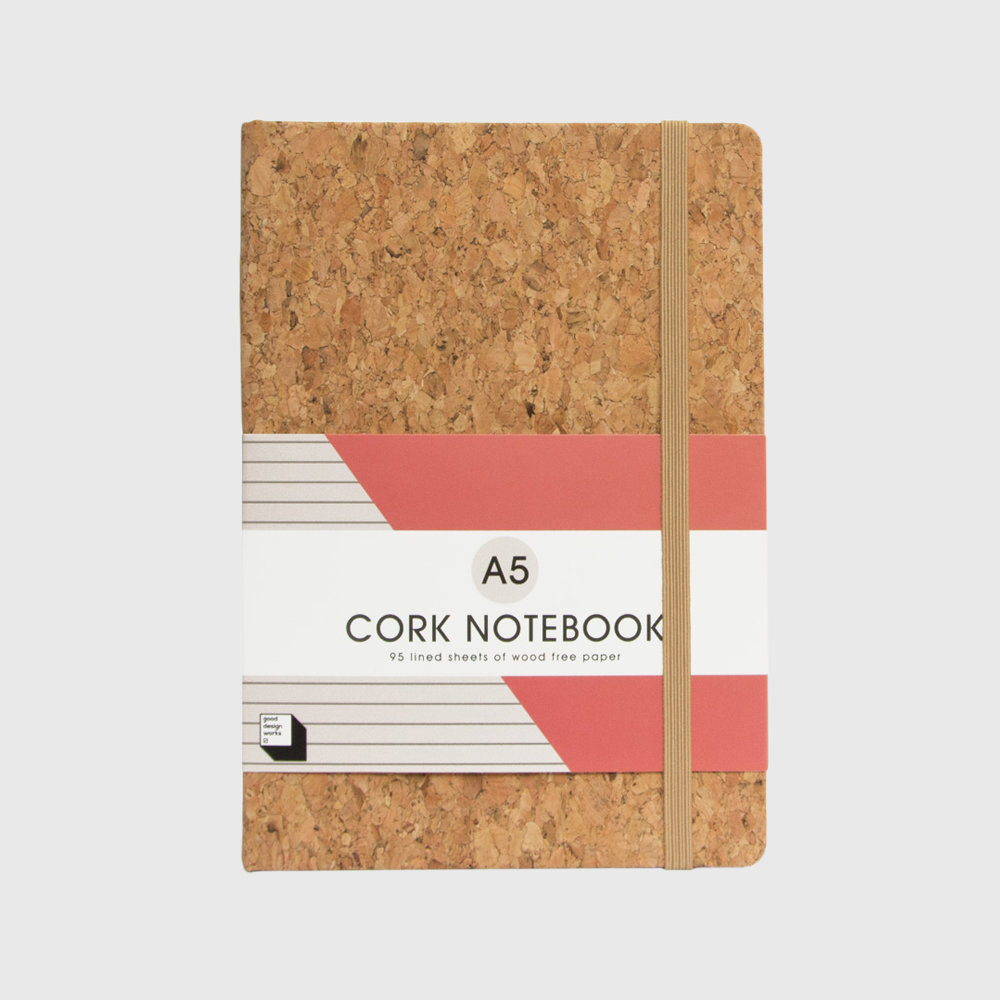 A5 Cork covered notebook