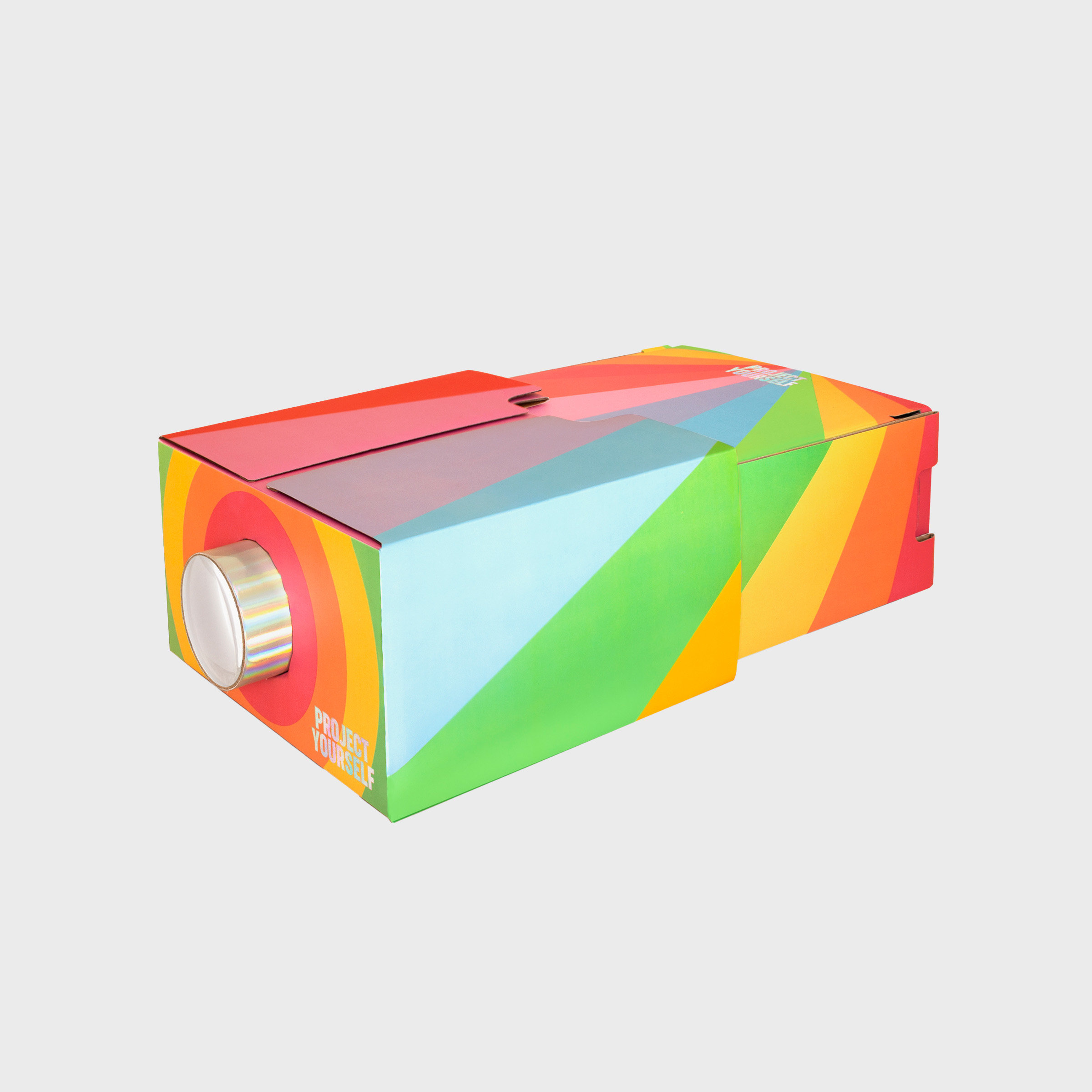 Rainbow Coloured Smartphone Projector