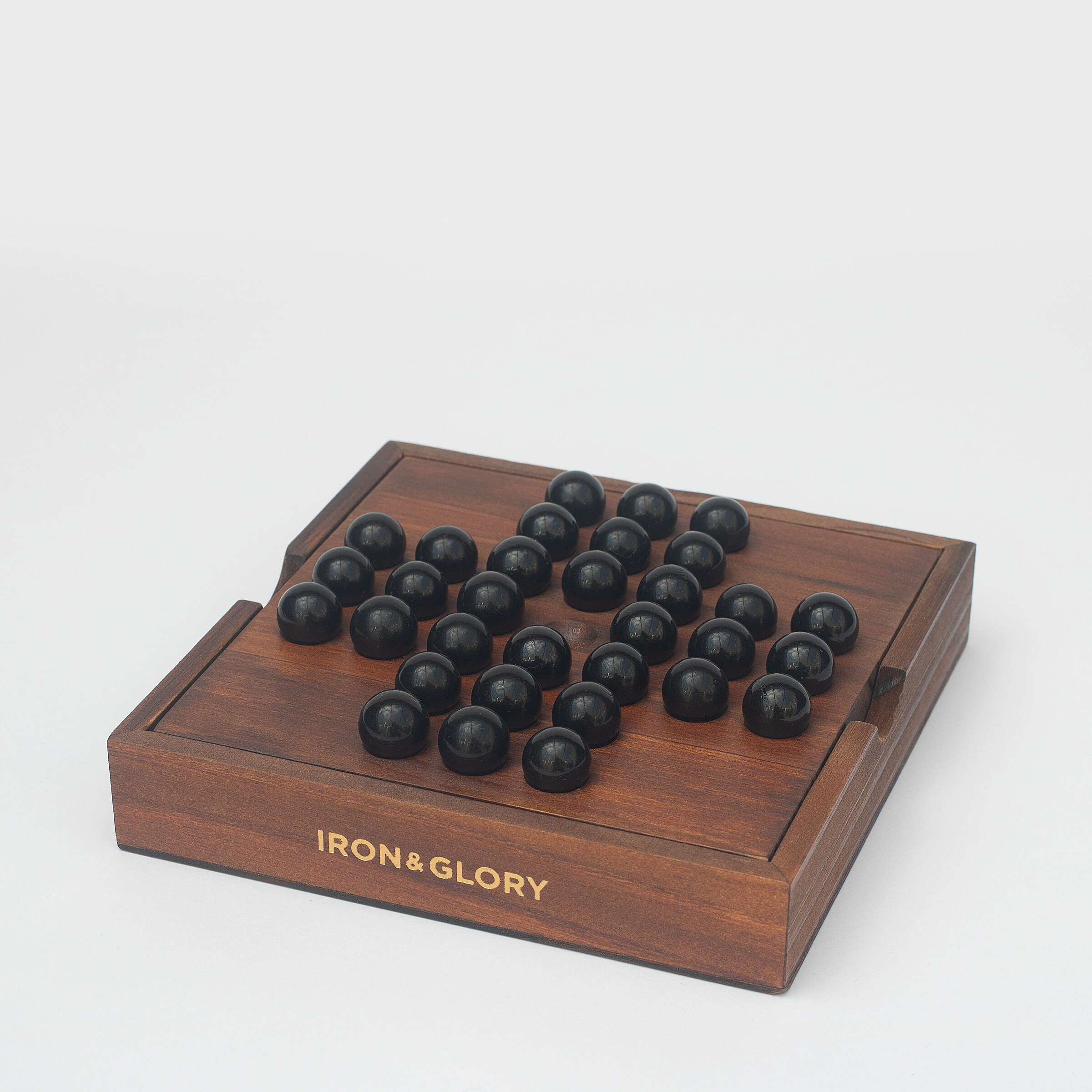 Glass Marbels Solitaire Game by Iron & GLory
