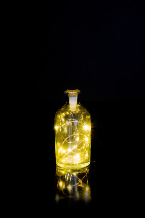 Fairy Lights in a bottle have never been so easy or so rechargeable.