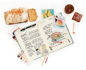 Baking journal for recording your favourite recipes