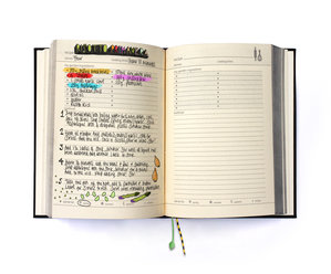 personalised dairy and log book fro gardening