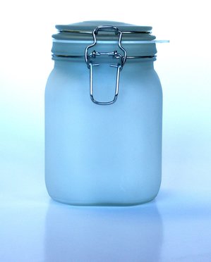 blue jar light