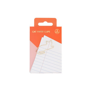 Cat shaped paper clips for cat lovers school and office use