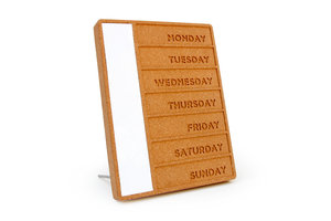 Cork weekday planner
