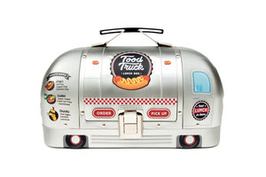 Tin food truck lunch box
