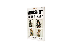 Mugshot height chart packaging from side