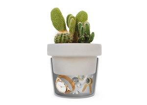 cacti plant pot with a hidden comparment