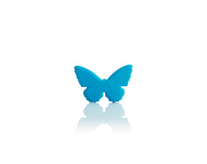 blue original 3d butterfly notes for decorations
