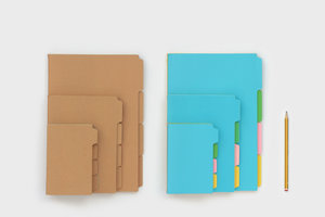 Range of Colourful Notebooks with Tabs