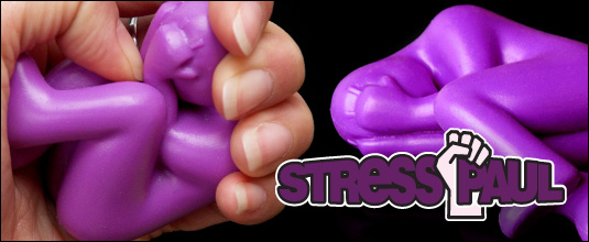 Stressed Paul, Squeezy stress ball - Coming Soon
