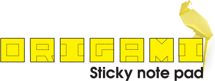 sticky note pad