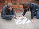 drawing chess board