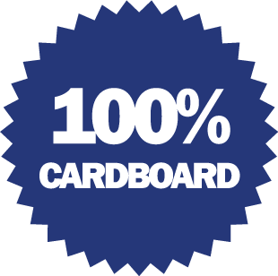100% cardboard