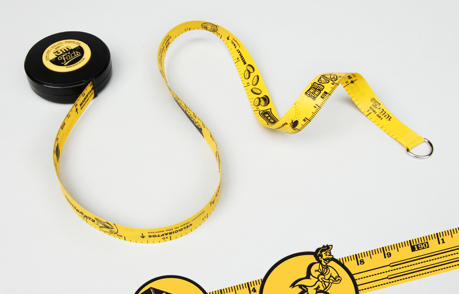 3M FACTS TAPE MEASURE UNRAVELLED