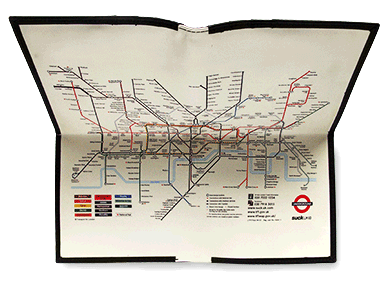 London Tube map inside