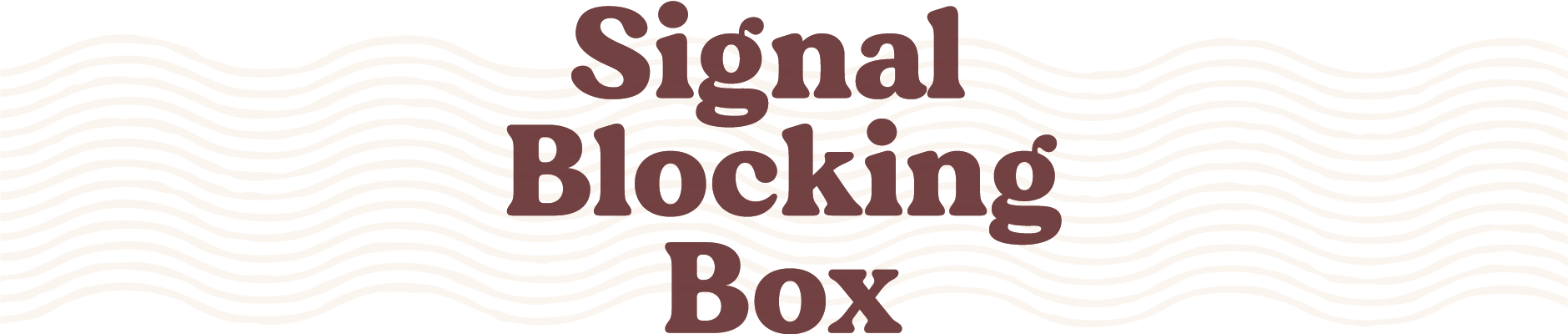 Signal Blocking Box Logo
