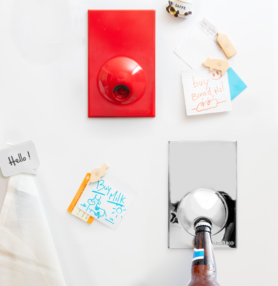 Bottle opener fridge product