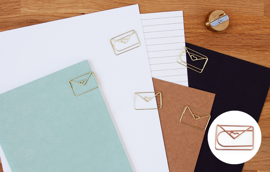 Envelope shaped Paper Clips