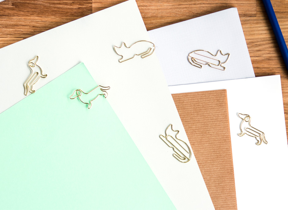 Cat/Dog Paper Clips