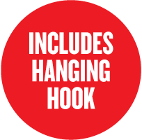 includes hanging hook