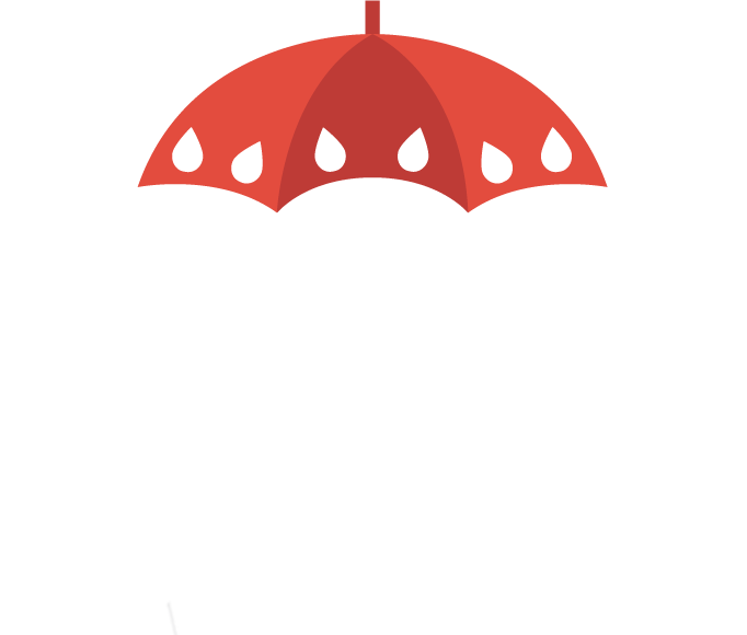 Kid's colour changing umbrella logo