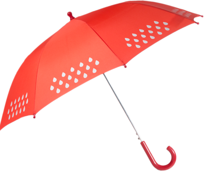 Red colour changing umbrella for kids