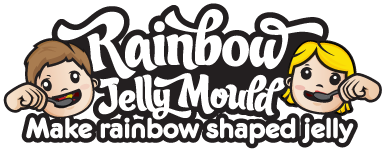 rainbow jelly mould