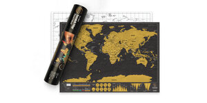 Pack and Product Deluxe Travel Scratch Map Small