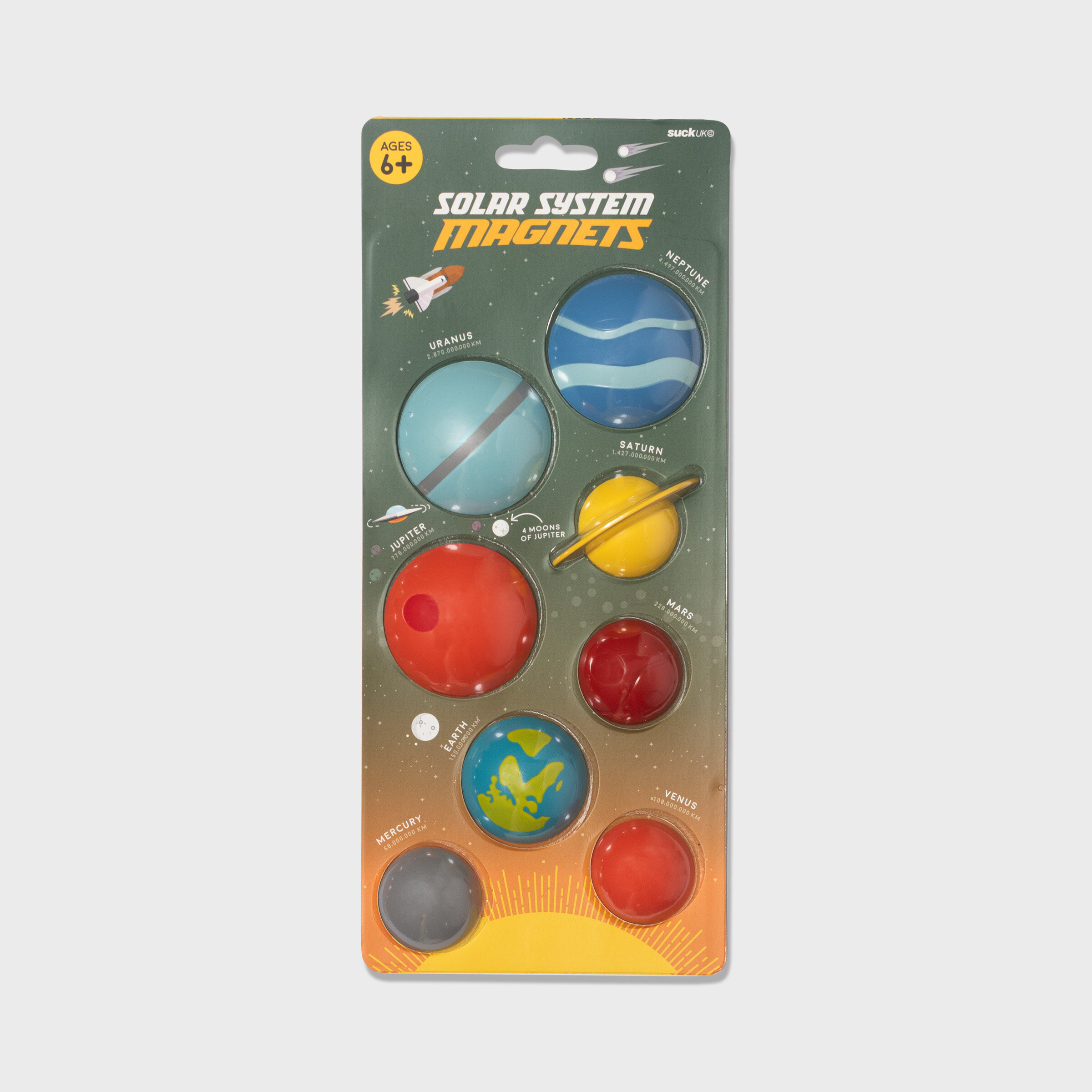 Space Themed Kids Magnets for Home Decoration 