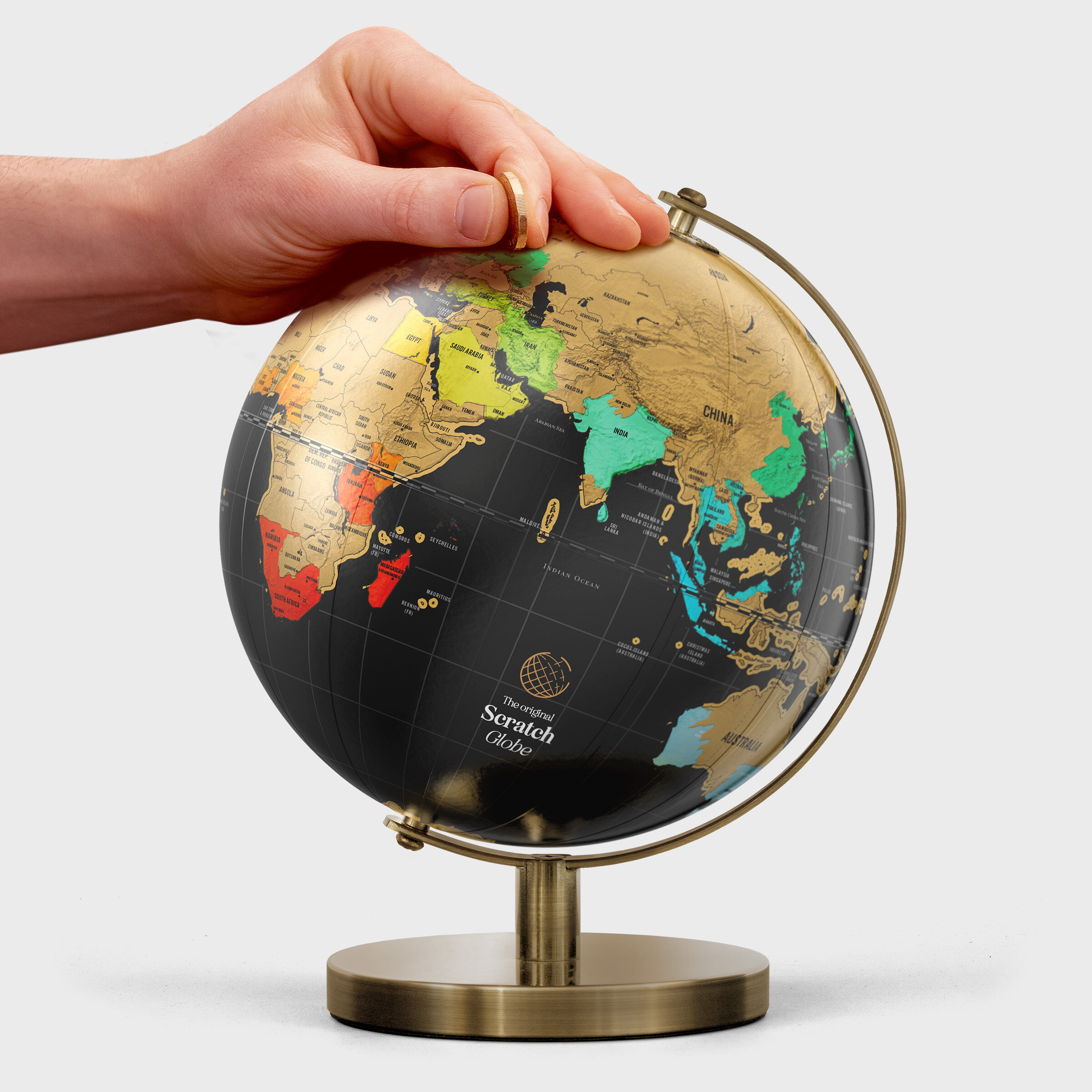 Luckies Large Scratch Globe