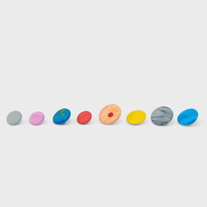 Erasers in the shape of planets