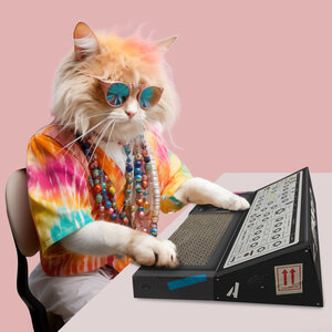 cat scratcher synthersiser