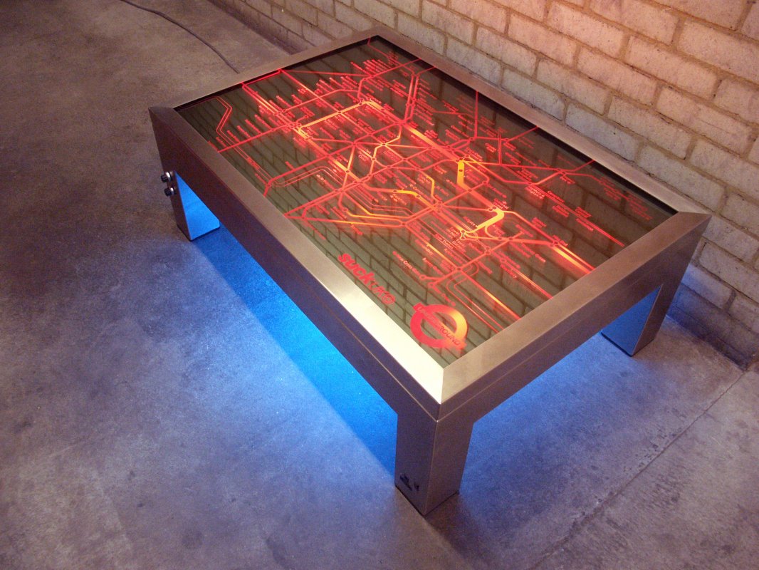 Coffee Table Furniture That Lights Up The Room Image