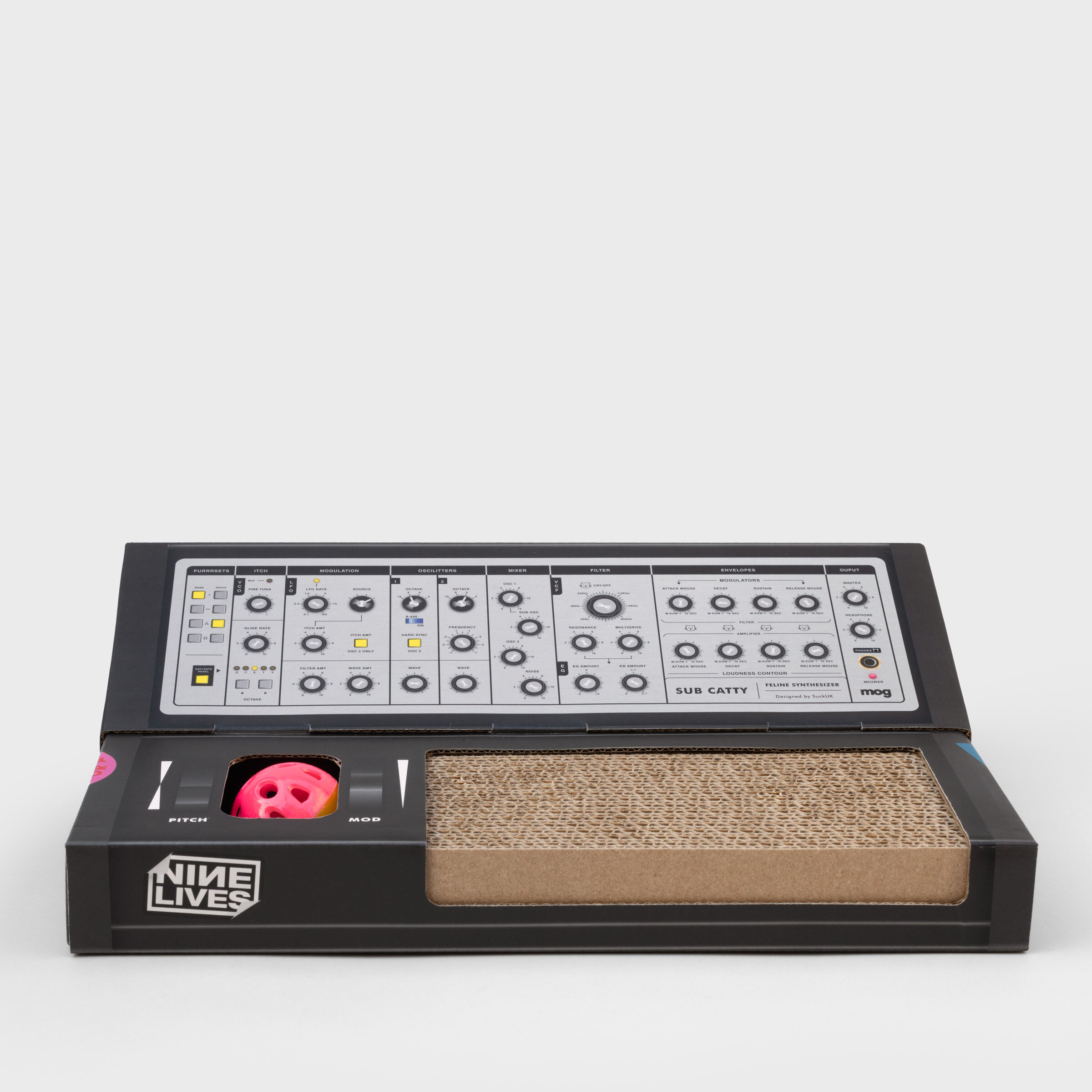 cardboard mini moog