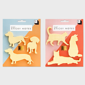 Cat and Dog Sticky Note Packs