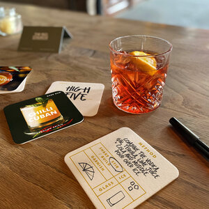 Drink Mats for cocktails