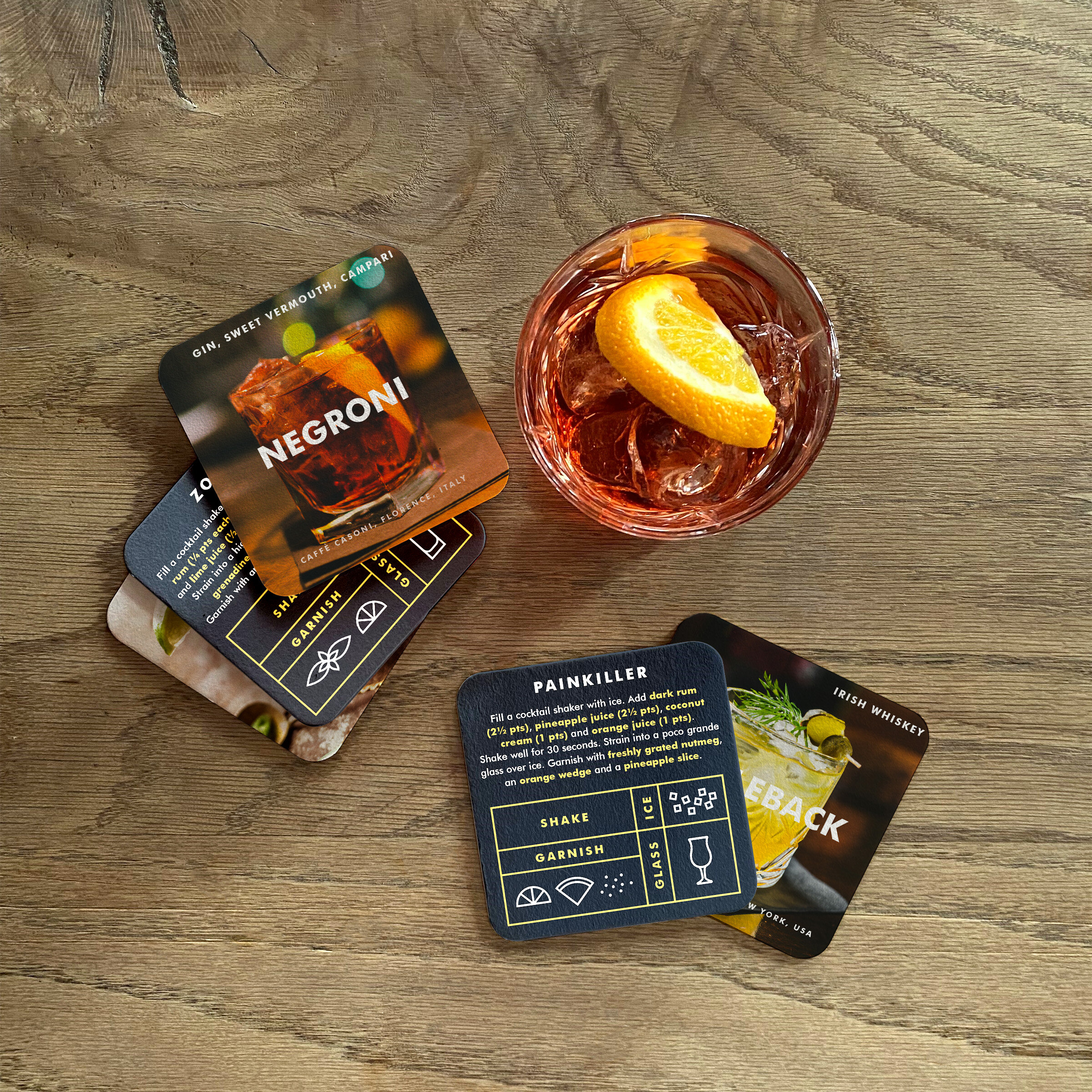 Cocktail Beer Mats