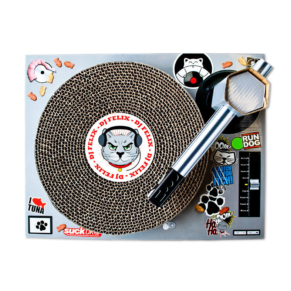 Cat scratching mat DJ
