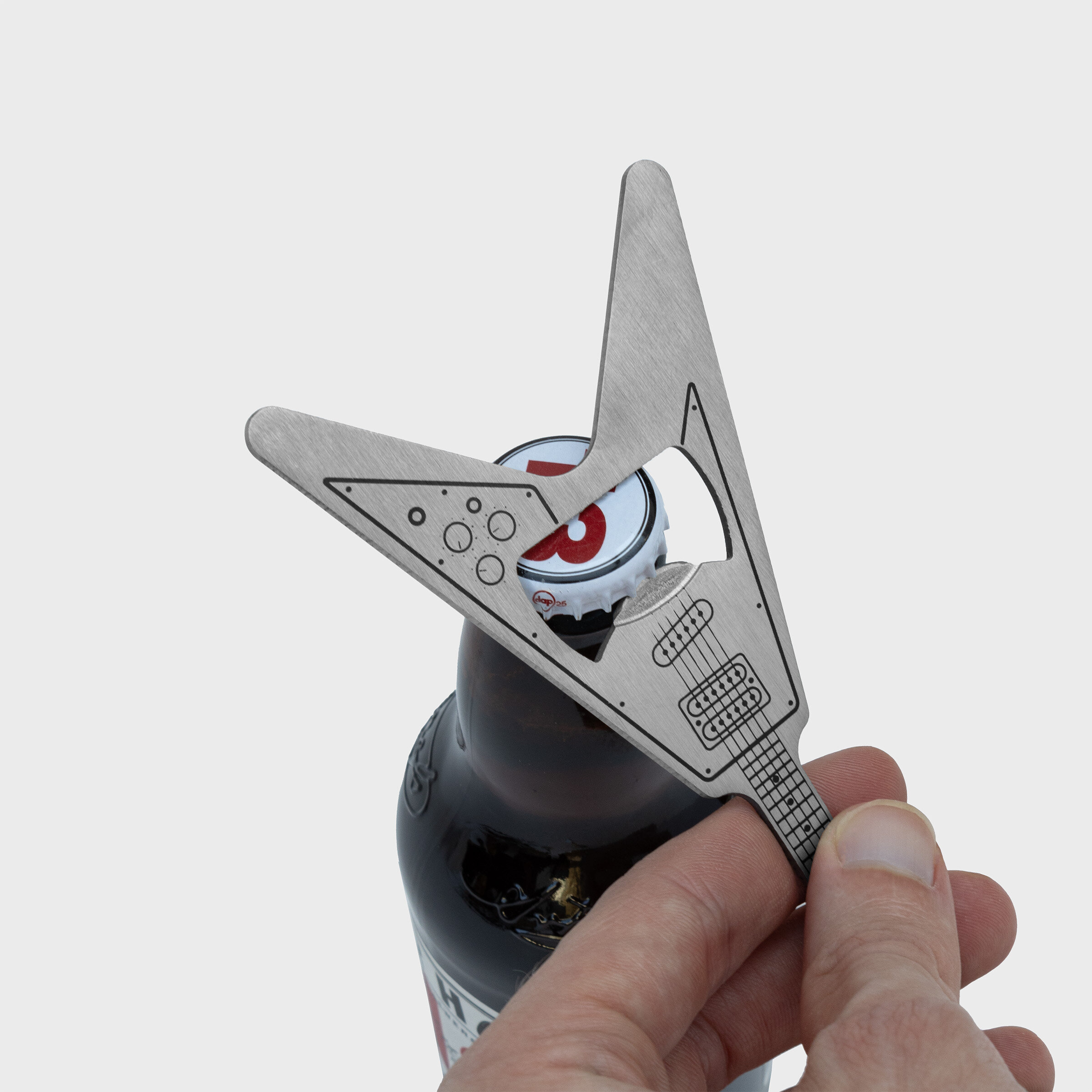 Guitar Bottle Opener, Beer, Music, Metal