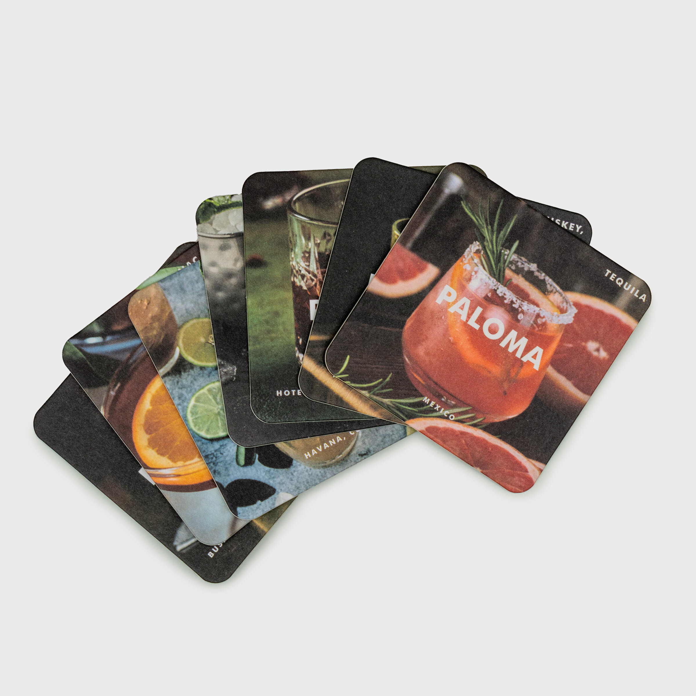 Fancy Cocktail Recipe cards