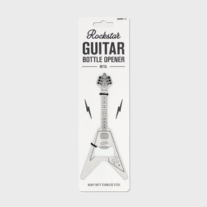 Metal guitar-bar-blade-bottle-opener